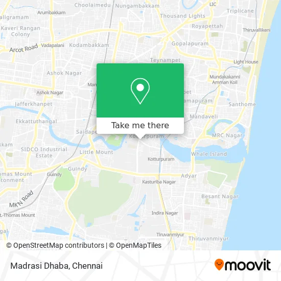 Madrasi Dhaba map