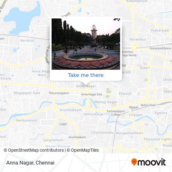 Anna Nagar map