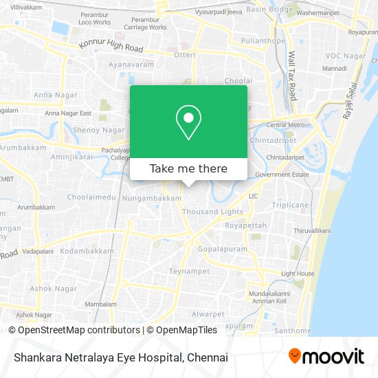 Shankara Netralaya Eye Hospital map