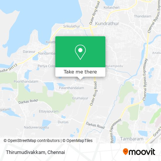 Thirumudivakkam map