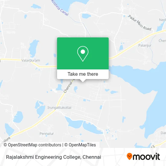 Rajalakshmi Engineering College map