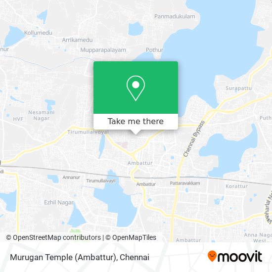 Murugan Temple (Ambattur) map