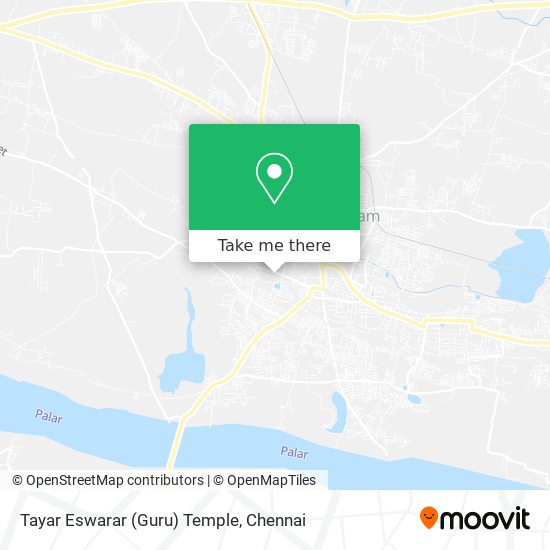 Tayar Eswarar (Guru) Temple map