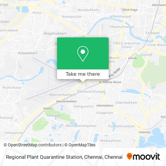 Regional Plant Quarantine Station, Chennai map