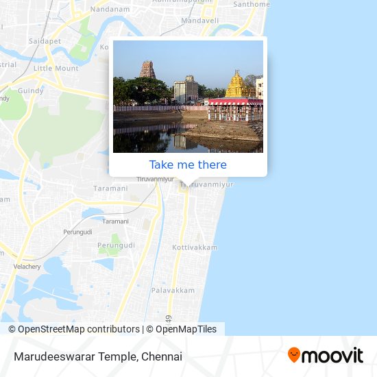 Marudeeswarar Temple map