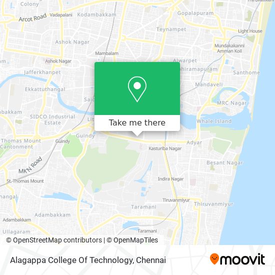 Alagappa College Of Technology map