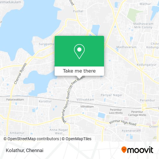 Kolathur map