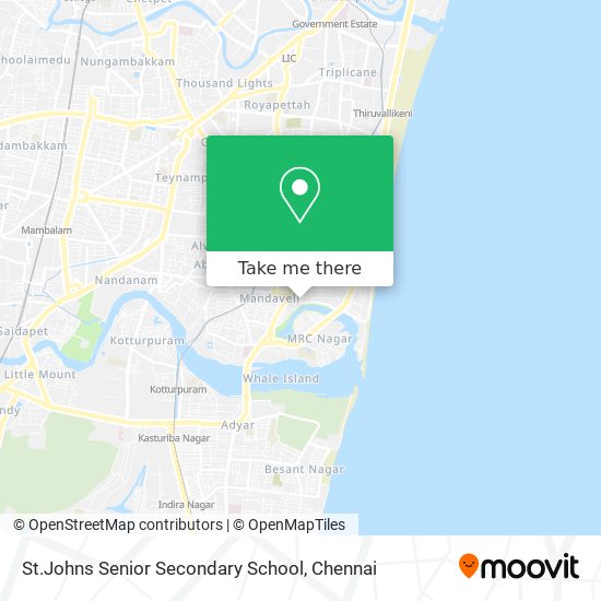 St.Johns Senior Secondary School map