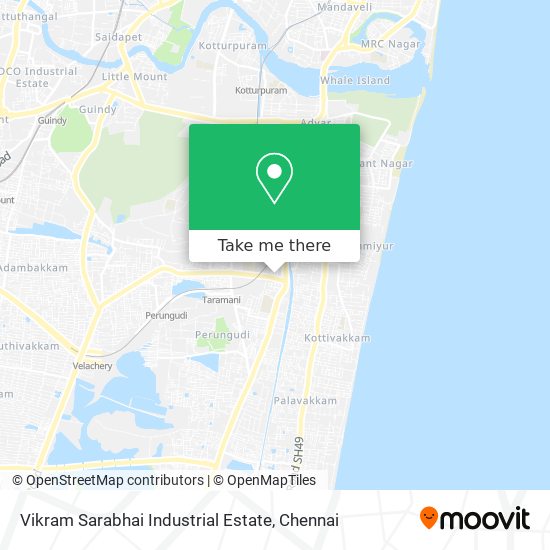 Vikram Sarabhai Industrial Estate map