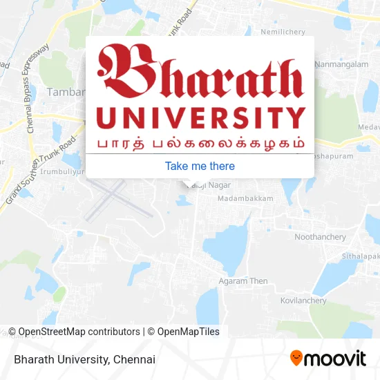 Bharath University map