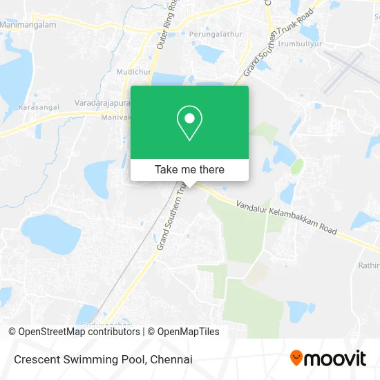 Crescent Swimming Pool map