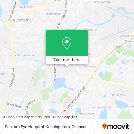 Sankara Eye Hospital, Kanchipuram map