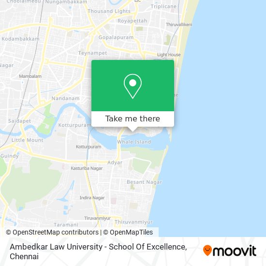 Ambedkar Law University - School Of Excellence map