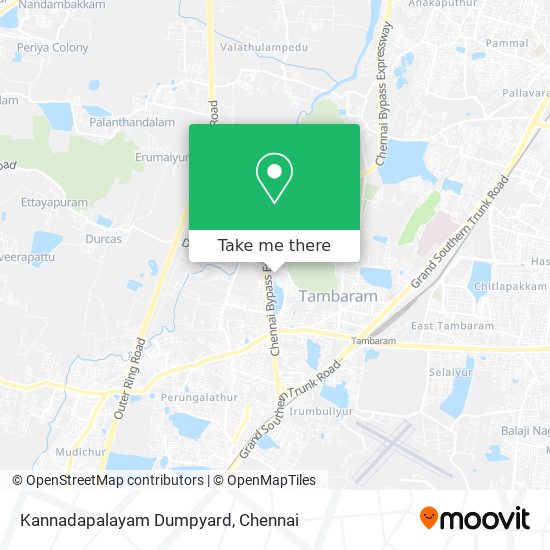 Kannadapalayam Dumpyard map