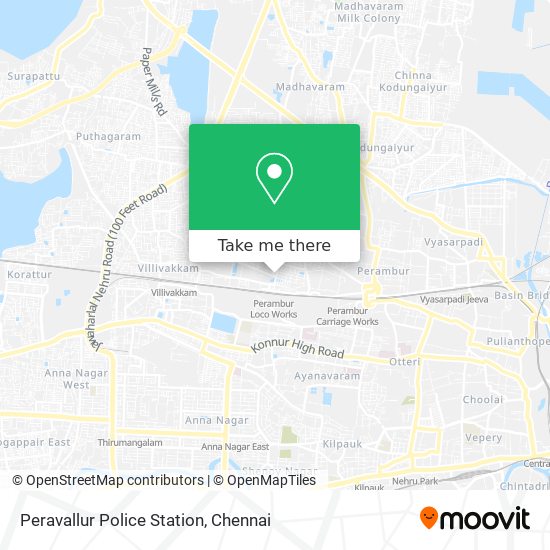 Peravallur Police Station map