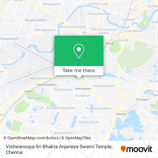 Vishwaroopa Sri Bhakta Anjaneya Swami Temple map