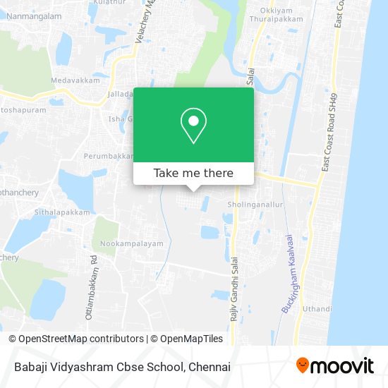 Babaji Vidyashram Cbse School map