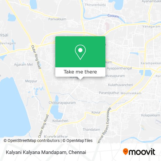 Kalyani Kalyana Mandapam map