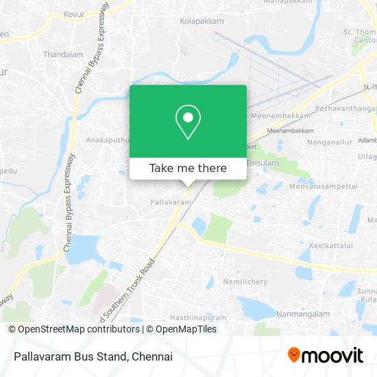 Pallavaram Bus Stand map