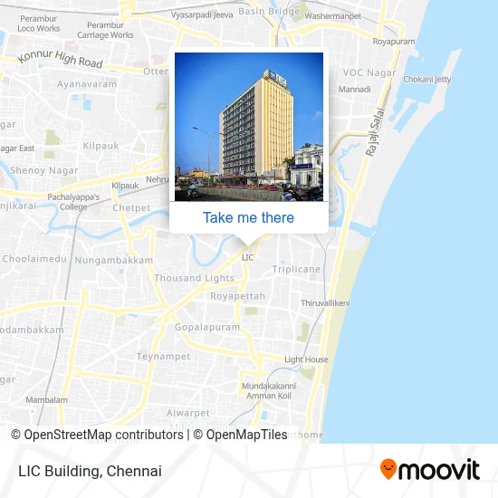 LIC Building map