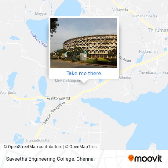 Saveetha Engineering College map