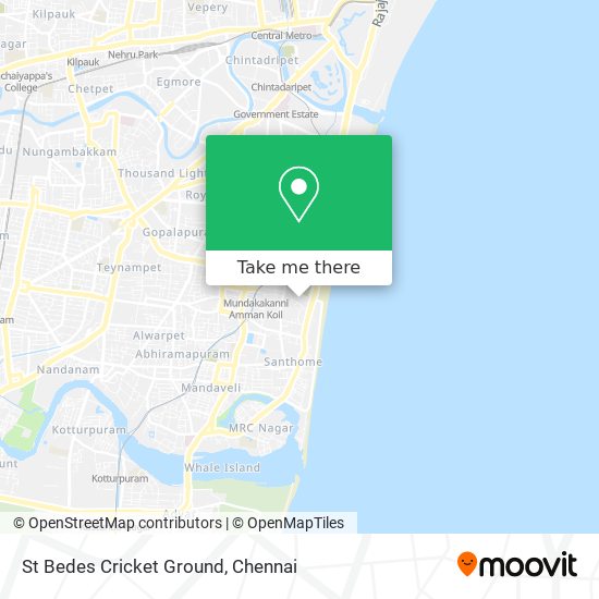 St Bedes Cricket Ground map