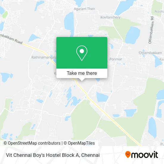 Vit Chennai Boy's Hostel Block A map
