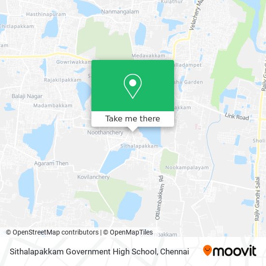 Sithalapakkam Government High School map