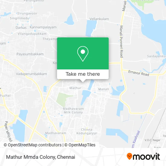 Mathur Mmda Colony map