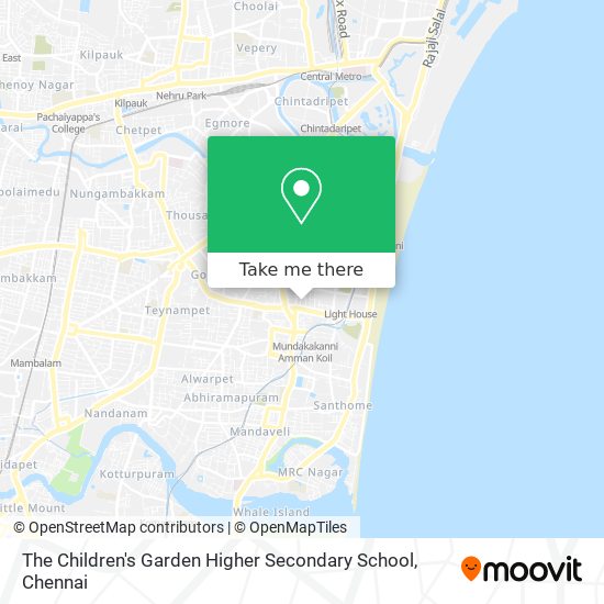 The Children's Garden Higher Secondary School map