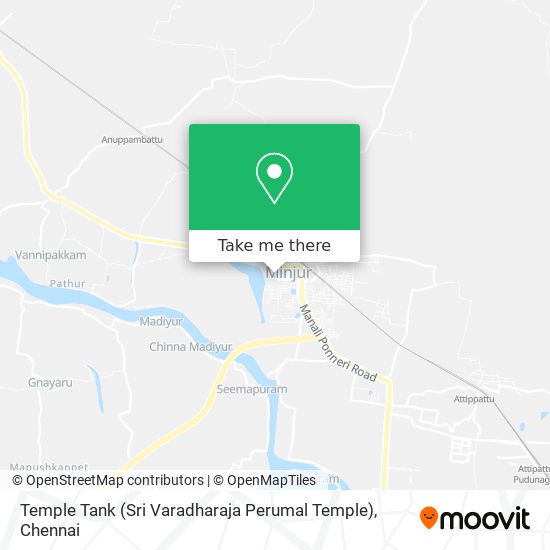 Temple Tank (Sri Varadharaja Perumal Temple) map
