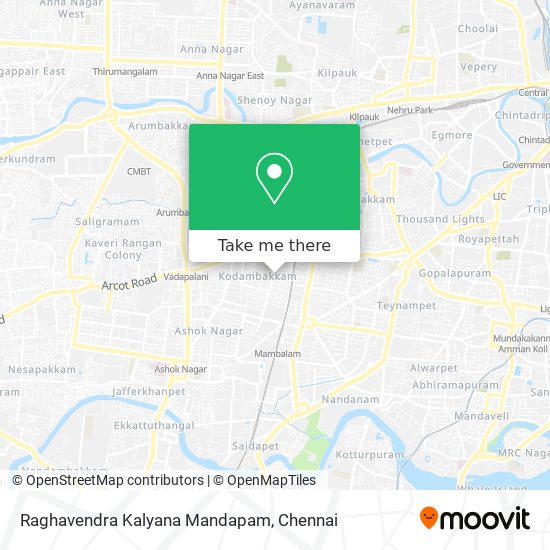 Raghavendra Kalyana Mandapam map