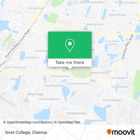 Sivet College map