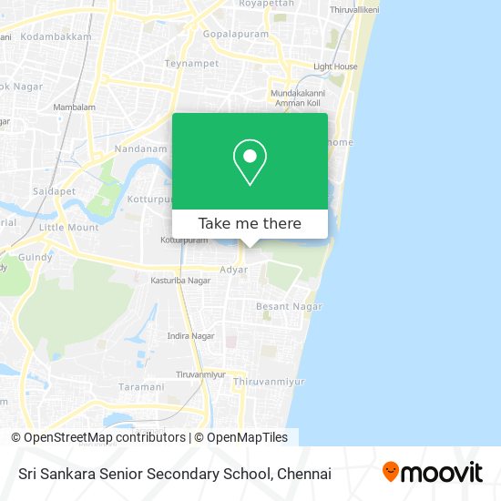 Sri Sankara Senior Secondary School map
