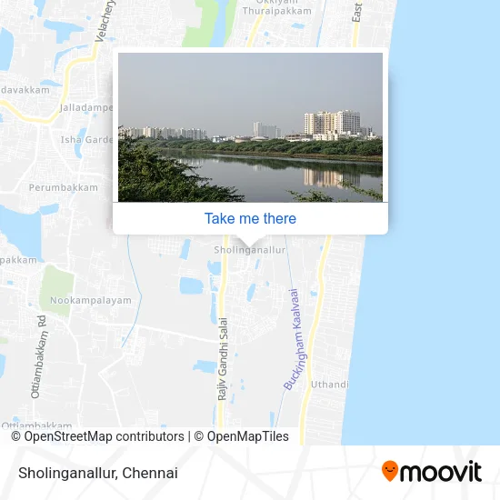 Sholinganallur map