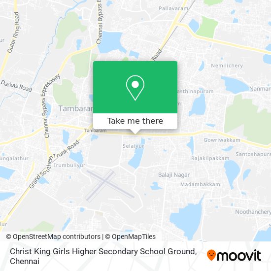 Christ King Girls Higher Secondary School Ground map