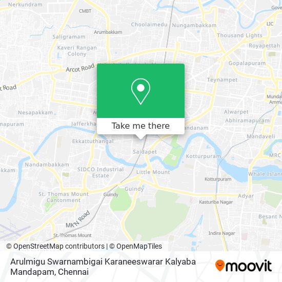 Arulmigu Swarnambigai Karaneeswarar Kalyaba Mandapam map