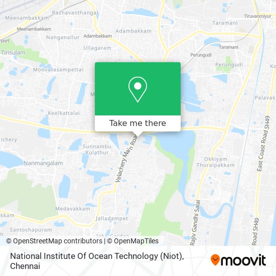 National Institute Of Ocean Technology (Niot) map