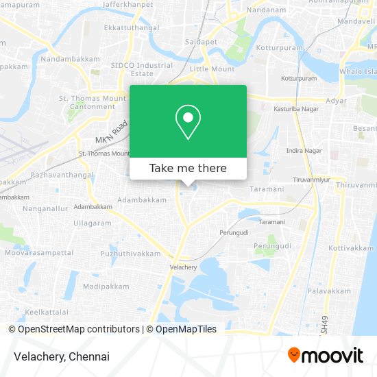 Velachery map