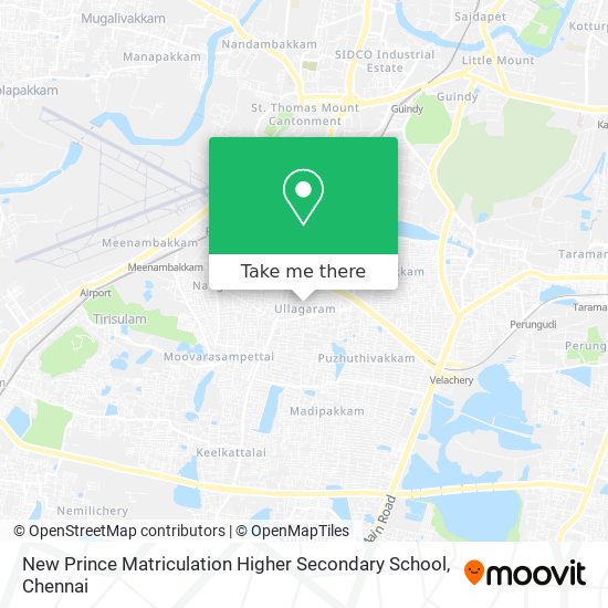 New Prince Matriculation Higher Secondary School map