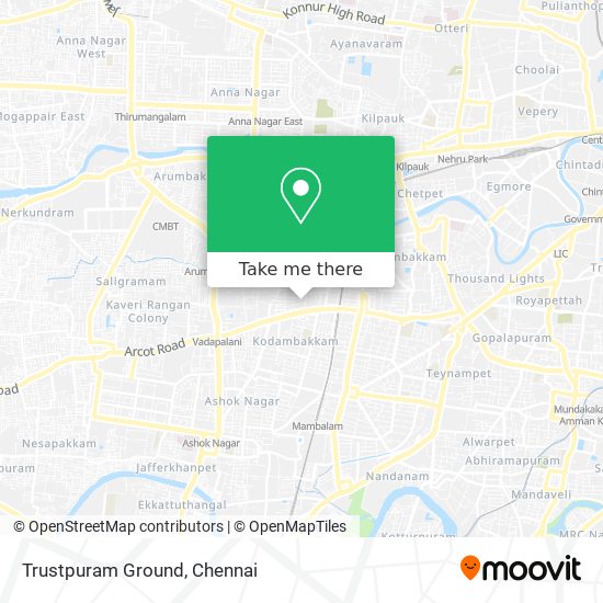 Trustpuram Ground map