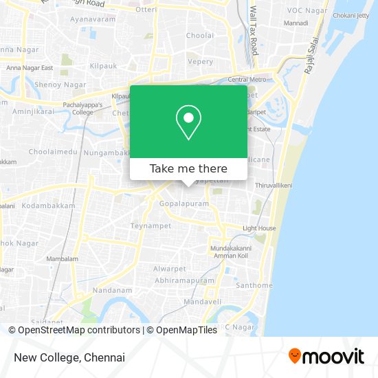 New College map