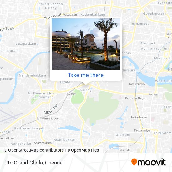 Itc Grand Chola map