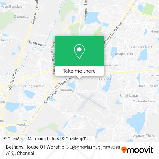 Bethany House Of Worship பெத்தானியா ஆராதனை வீடு map