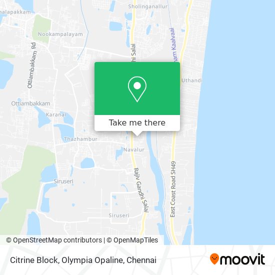 Citrine Block, Olympia Opaline map