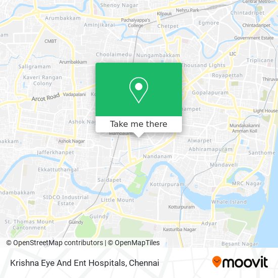 Krishna Eye And Ent Hospitals map