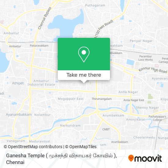 Ganesha Temple ( முச்சந்தி விநாயகர் கோவில் ) map