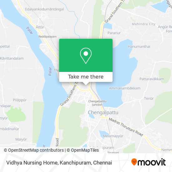 Vidhya Nursing Home, Kanchipuram map