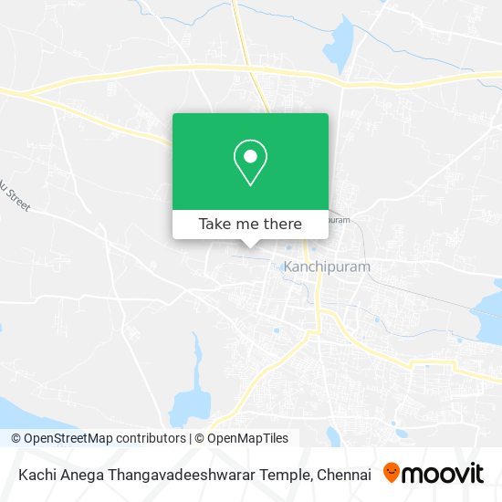 Kachi Anega Thangavadeeshwarar Temple map