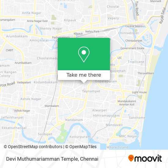 Devi Muthumariamman Temple map